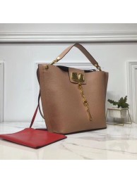AAAAA VALENTINO Origianl Leather Bag V0008 Apricot JH09681hr50