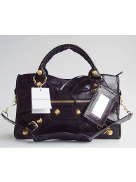 Balenciaga Giant City Black Handbag 084332 JH09476Py32