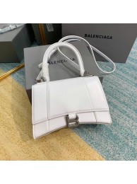 Balenciaga HOURGLASS SMALL TOP HANDLE BAG B108895-1 white JH09390Qc12