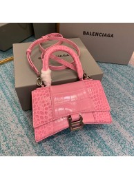 Balenciaga Hourglass XS Top Handle Bag 28331S LIGHT ROSE JH09364dV68