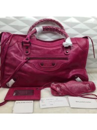 Balenciaga The City Handbag 084332 rose JH09428Dy68