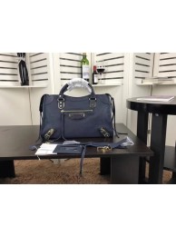 Balenciaga The City Handbag Sheepskin 084334 dark blue JH09440nR86