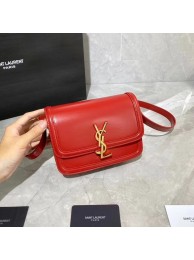 Best Replica SOLFERINO SMALL SATCHEL IN BOX SAINT LAURENT LEATHER 63430 red JH07741bO12