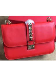 Cheap Valentino Garavani Shoulder Bag Original Leather VO1914 Red JH09788Ky58