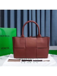 Copy Bottega Veneta ARCO TOTE 609175 Rust Bark JH09132lZ95