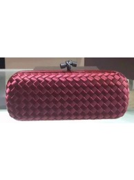 Copy Bottega Veneta STRETCH Knot Clutch 0313 Burgundy JH09357OM51