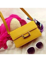 Copy Yves Saint Laurent Classic Medium Lulu Bag 336066 Yellow JH08364Vo75