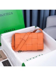 Designer Fake Bottega Veneta BORSA CASSETTE 578004 ORANGE JH09159TP23