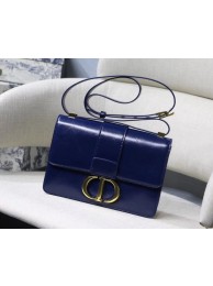 Dior 30 MONTAIGNE CALFSKIN BAG M9203 dark blue JH07063bz90