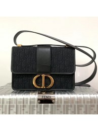 Dior 30 MONTAIGNE CANVAS BAG C9203 black JH06994zm75