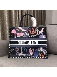 DIOR BOOK TOTE BAG IN MULTI-COLOURED CALFSKIN M1286-1 JH07486eq83