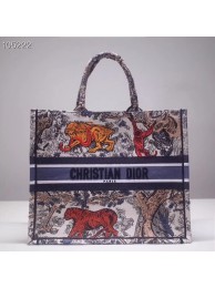 DIOR BOOK TOTE BAG VAN GEBORDUURD CANVAS M1286ZBT JH07396tp88