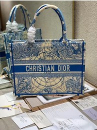 DIOR BOOK TOTE EMBROIDERED CANVAS BAG C1286-9 JH06944Fa12