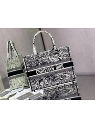 DIOR BOOK TOTE Latte Multicolor Dior Zodiac Embroidery M1287Z JH06824wv93