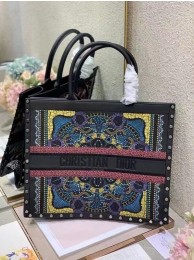 DIOR BOOK TOTE Multicolor Mizza Embroidery M1286ZRHM JH06726vD13