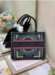 DIOR BOOK TOTE Multicolor Mizza Embroidery M1287ZRHM JH06725vn84