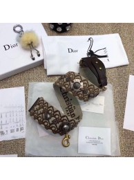 Dior BROWN CANVAS STRAP 03566 JH07477Bz34