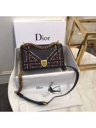 Dior SMALL DIORAMA BAG CALFSKIN M0421 black JH07507fo19