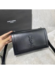 Fake 1:1 Yves Saint Laurent Calfskin Leather Shoulder Bag Y635627-1 black JH07748pg57