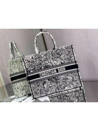 Fake Best DIOR BOOK TOTE Latte Multicolor Dior Zodiac Embroidery M1286Z JH06825vH80