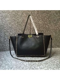 Fake VALENTINO Rockstud large tote 0973 black JH09751zK58