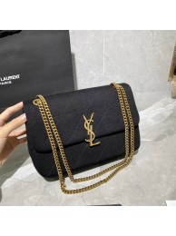 Fake Yves Saint Laurent IN CANVAS AND LEATHER Y434820 black JH07713zI86