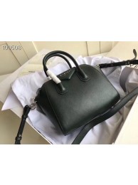 Givenchy Grained Calfskin Small Antigona Bag BB0511 Blackish green JH09019IZ26