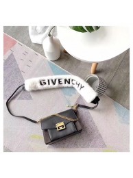 GIVENCHY GV3 leather and suede shoulder bag 9989 black JH09034JZ84