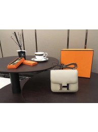 Hermes Constance Original Leatehr mini Shoulder Bag 8006 Beige JH01619aO91