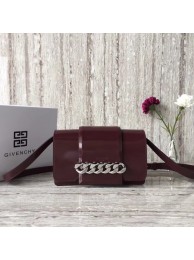 High Quality Givenchy INFINITY Shoulder Bag Calfskin Leather 06631 Burgundy JH09060GY92