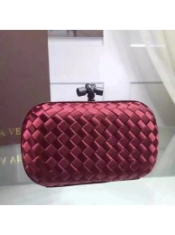 High Quality Replica Bottega Veneta Japanese Silk ribbon Clutch 0312 Wine JH09322tp21