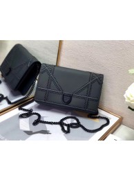 Hot Replica DIORAMA CALFSKIN CLUTCH S0328 black JH07055IG96