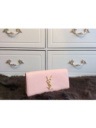 Imitation 2015 Yves Saint Laurent collection caviar clutch 311213 pink JH08431Mc29