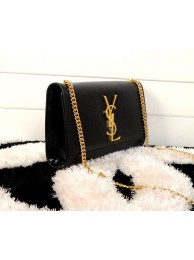 Imitation AAAAA 2015 Yves Saint Laurent new model fashion shoulder bags caviar 6781 black JH08414Af81