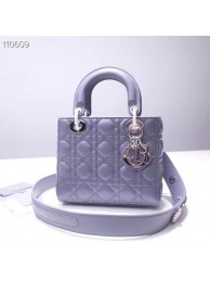 Imitation Best Dior lucky badges Original sheepskin Tote Bag A88035 dark grey JH07225gt75