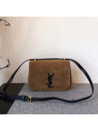 Imitation Cheap Saint Laurent Monogramme Spontini Medium Satchel Bag 512853 brown JH08086wG78