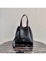 Imitation Prada Deer skin bag shoulder bag 1BG339 black JH04891Mc29