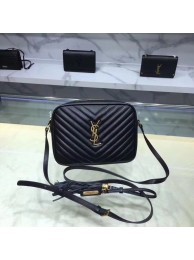 Imitation Saint Laurent Lou Medium Camera Bag 520534 black JH08045vW26