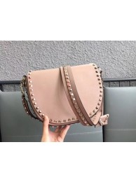 Imitation VALENTINO leather shoulder bag 0781 apricot JH09710XD29