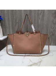 Imitation VALENTINO Rockstud large tote 0973 apricot JH09746dP73