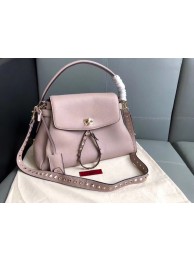 Imitation VALENTINO Rockstud leather tote 4987 pink JH09828yF79