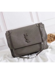 Imitation Yves Saint Laurent Medium Niki Chain Bag 498895 grey JH08080bM57