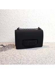 JADIOR FLAP BAG IN BLACK CALFSKIN M9000SL JH07539fY84