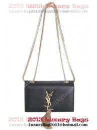 Knockoff 1:1 Yves Saint Laurent mini Monogramme Cross-body Shoulder Bag 5478 Black JH07990Pf97