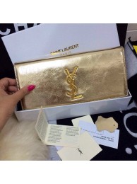 Knockoff High Quality 2015 Yves Saint Laurent new model clutch 30210 gold JH08396xB29