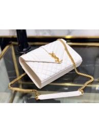 Knockoff High Quality SAINT LAURENT Medium satchel 487206 white JH07806xB29