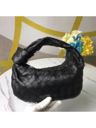 Knockoff Top Bottega Veneta Original Weave Leather Bag BV4588 black JH09265wV33