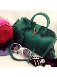 Knockoff YSL Fringed bag 40992 green JH08352Hv51