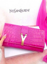 Knockoff Yves Saint Laurent new model clutch 30260 plum JH08372Tm92