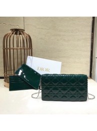 LADY DIOR CALFSKIN WALLET C9025A green JH06999aP53